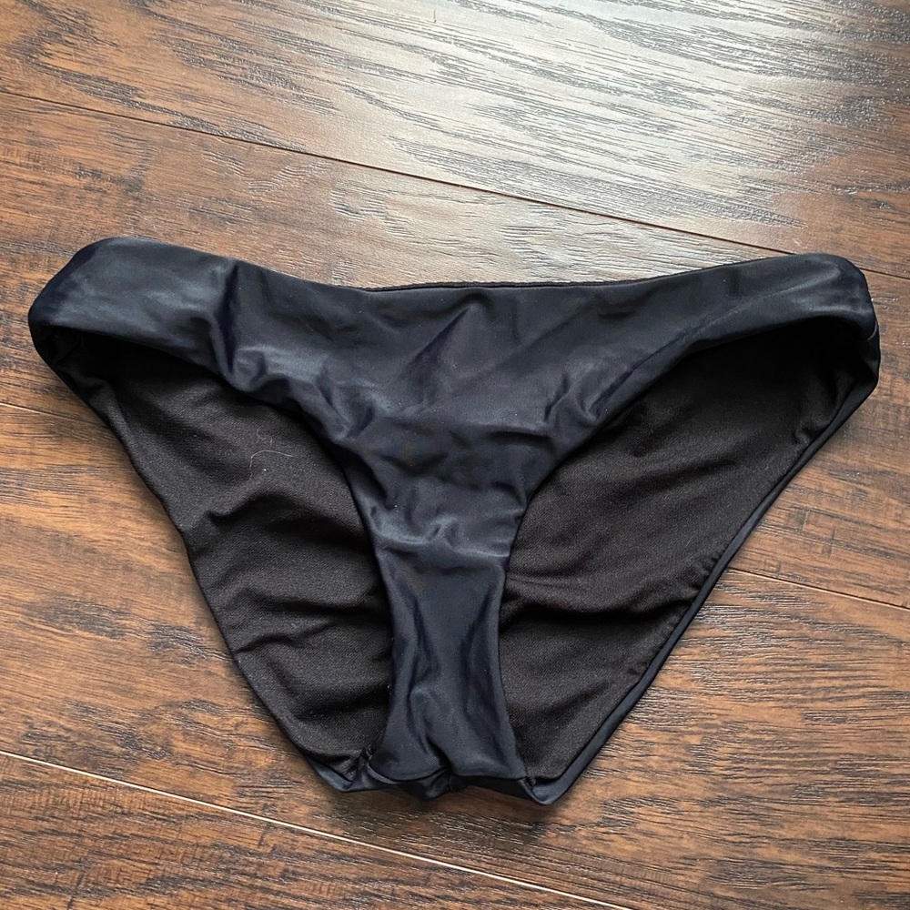 Black swimsuit bottoms